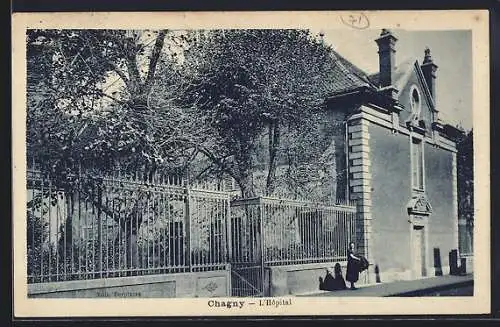 AK Chagny, L`Hôpital et la grille d`entrée