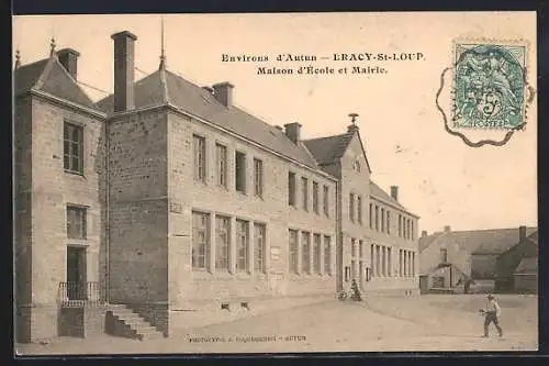 AK Dracy-Saint-Loup, Maison d`École et Mairie