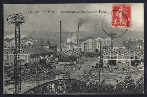 AK Le Creusot, Services auxiliaires, Presses et Pilons