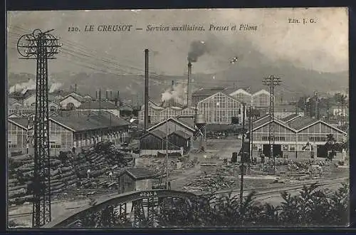 AK Le Creusot, Services auxiliaires, Presses et Pilons