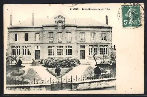 AK Digoin /Saone-et-Loire, Ecole Communale de Filles