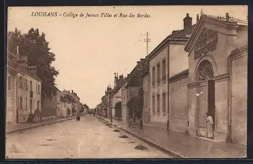 AK Louhans, Collège de Jeunes Filles et Rue des Bordes