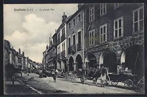 AK Louhans /Saone-et-Loire, La grande Rue