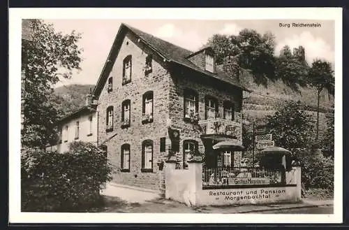 AK Trechtingshausen /Rh., Restaurant und Pension Morgenbachtal