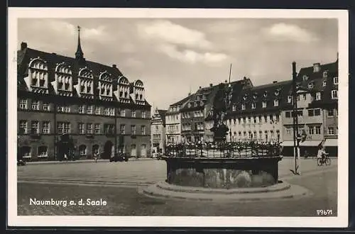 AK Naumburg a. d. Saale, Marktplatz