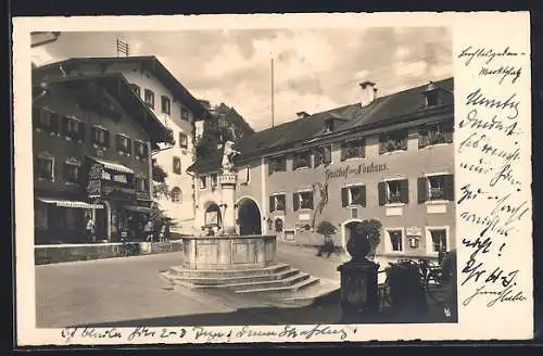 AK Berchtesgaden, Gasthof zum Neuhaus