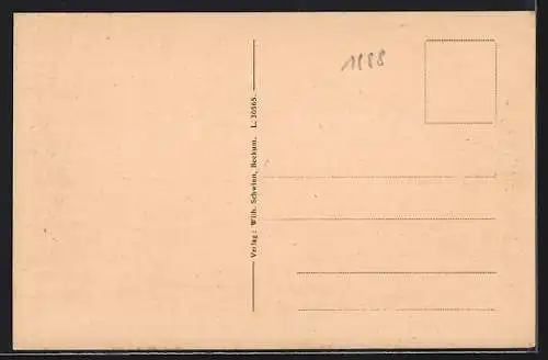 AK Beckum / Westf., Nordstrasse, Ladengeschäft Luxus-Spielwaren & Zigarren Import Wilhelm Schwinn