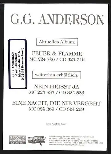 AK Musiker G.G. Anderson