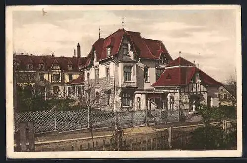 AK Rumburg-Rumburk, Volksnervenheilanstalt Frankenstein