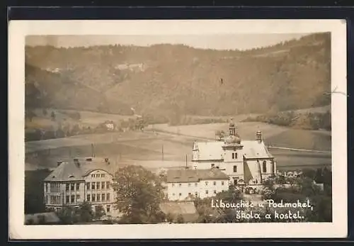 AK Libouchex u Podmokel, skola a kostel