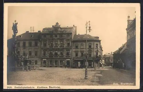 AK Dux, Blick auf das Stadthotel