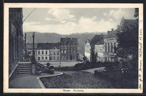 AK Bensen, Partie am Marktplatz