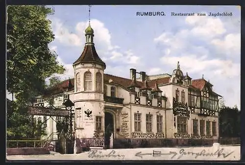 AK Rumburg-Rumburk, Restaurant zum Jagdschloss