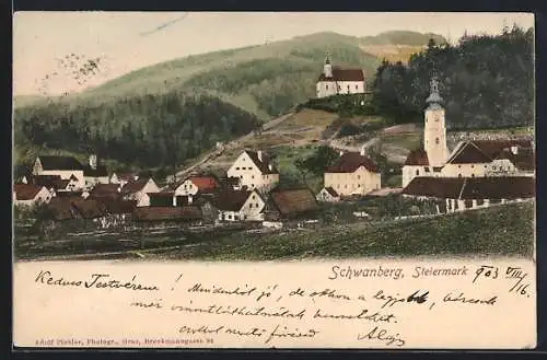 AK Schwanberg /Steiermark, Teilansicht