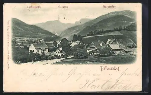 AK Palbersdorf, Hochschwab, Fölzstein und Bürgeralpe