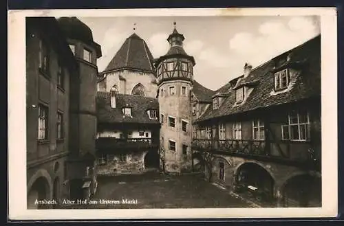 AK Ansbach, Alter Hof am Unteren Markt