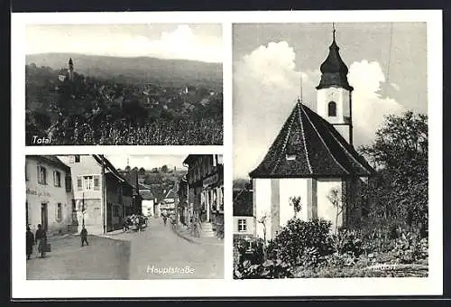 AK Altdorf, Ortsansicht, Strassenpartie, Ansicht der Kirche