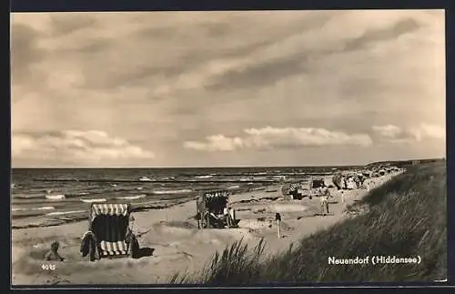 AK Neuendorf /Hiddensee, Strandblick