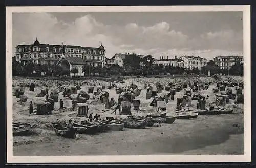 AK Ahlbeck, Blick zur Promenade