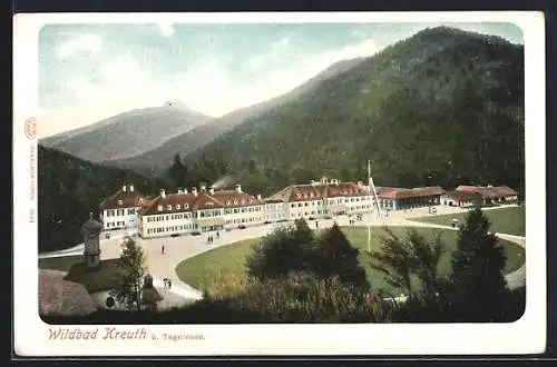 AK Kreuth b. Tegernsee, Wildbad aus der Vogelschau