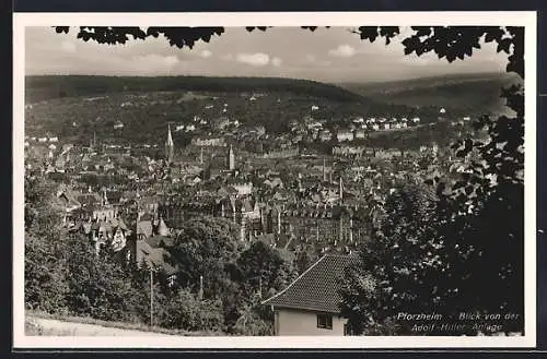 AK Pforzheim, Blick von der Anlage