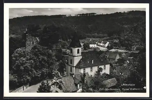 AK Pforzheim, Dill-Weissenstein, Ruine Kräheneck