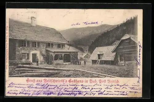 AK Bad, Zeitschwirth`s Gasthaus, Aussenansicht