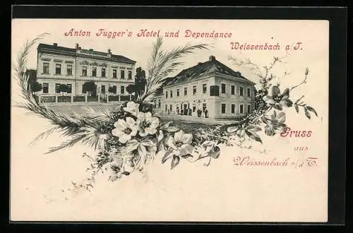 AK Weissenbach / N.-Oe., Anton Fugger`s Hotel und Dependance