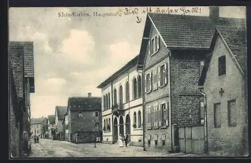 AK Klein-Karben, Partie in der Hauptstrasse