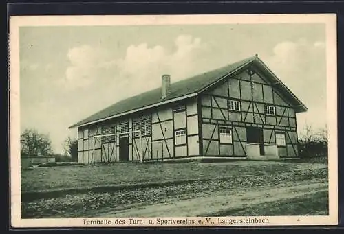 AK Langensteinbach, Turnhalle des Turn- u. Sportvereins