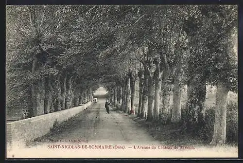 AK Saint-Nicolas-de-Sommaire, L`Avenue du Château de Raveldi