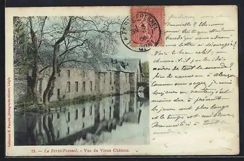 AK La Ferté-Fresnel, Vue du Vieux Château