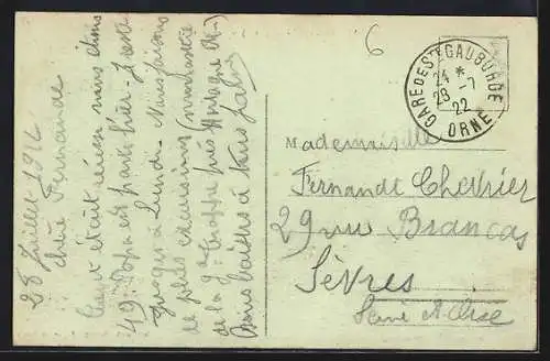 AK Sainte-Gauburge, Vue générale