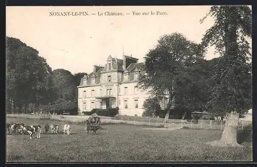 AK Nonant-le-Pin, Le Château, Vue sur le Parc