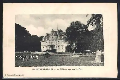 AK Nonant-le-Pin, Le Château, vue sur le Parc