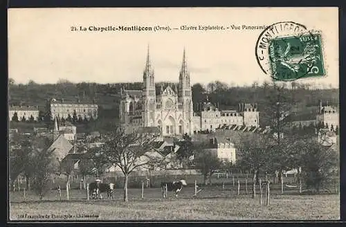 AK La Chapelle-Montligeon, Oeuvre Expiatoire, Vue Panoramique