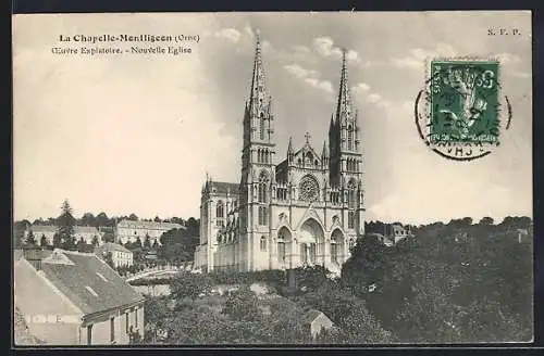 AK La Chapelle-Montligeon, Oeuvre Expiatoire, Nouvelle Église