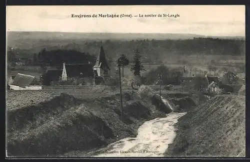 AK Mortagne, Le sentier de St-Langis et vue sur le village