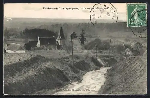 AK Mortagne, Le sentier des Larris et vue du village