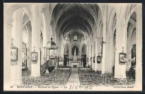 AK Mortagne, Intérieur de l`Église