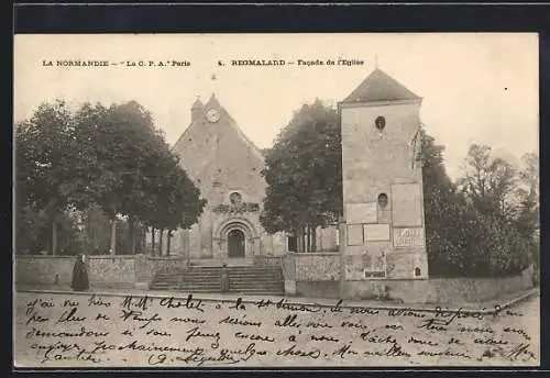 AK Rémalard, Facade de l`église