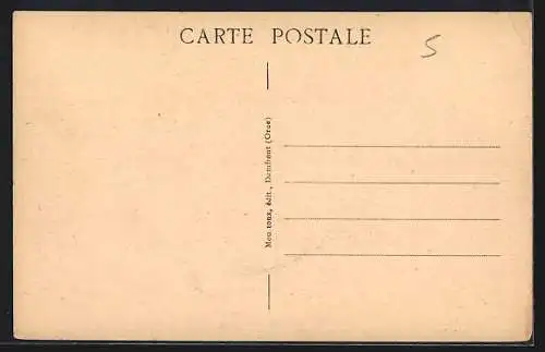 AK Domfront, Une Tour des anciennes Fortifications