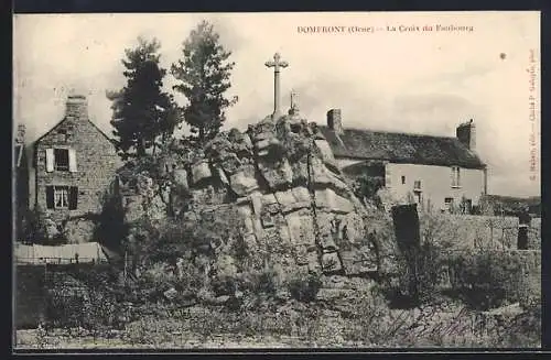 AK Domfront, La Croix du Faubourg