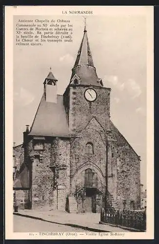 AK Tinchebray, Vieille Église St-Rémy