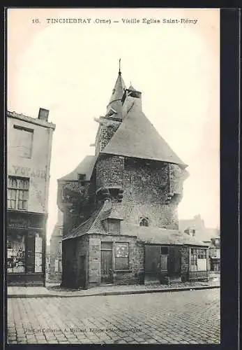 AK Tinchebray, Vieille Église Saint-Rémy