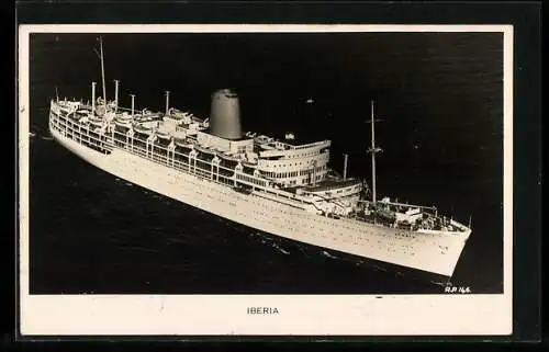 AK Passagierschiff Iberia der Peninsular & Oriental Steam Navigation & Co. auf hoher See