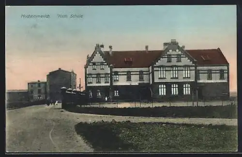 AK Hochemmerich, Blick auf die Kath. Schule