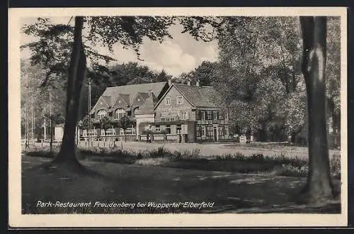 AK Freudenberg / Elberfeld, Park-Restaurant, Inh. A. Hermann