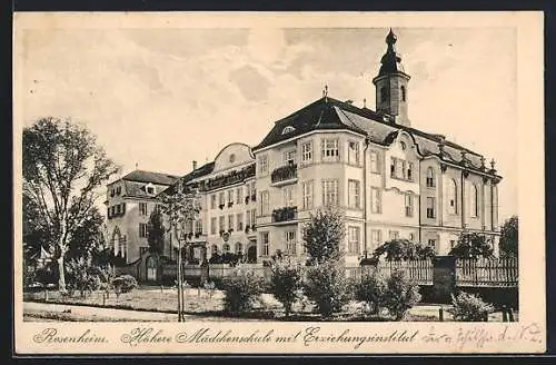 AK Rosenheim, Höhere Mädchenschule mit Erziehungsinstitut