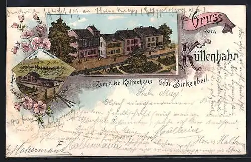 Lithographie Wuppertal, Gasthof Küllenhahn, Bes. Gebr. Birkenbeil